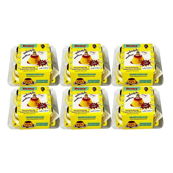 เดมี่ พุดดิ้งไข่ปุ๊กปิ๊กรสออริจินอล8ถ้วย 196 กรัม (แพ็ก 6 ชิ้น)
