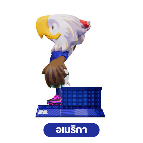 2026 World Cup Series ฟิกเกอร์มาสคอต รุ่น Pitch Edition Stadium A ขนาด 6 ซม.