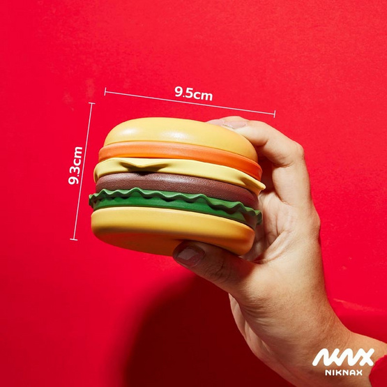 Niknax ชุดรองแก้วเบอร์เกอร์