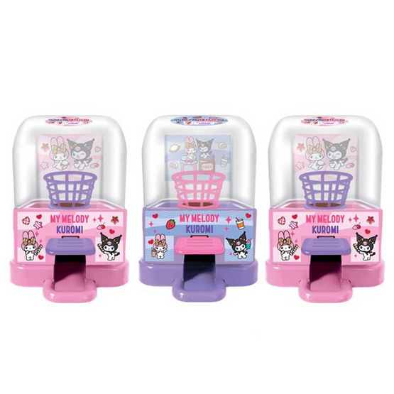 ทวินช็อก ช็อกโกแลตรสนม ตู้กดดั้งก์Melody&Kuromi คละแบบ 30 กรัม