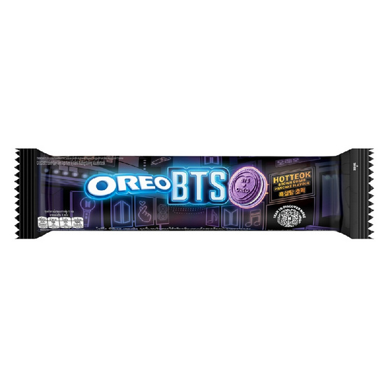 โอรีโอ แซนวิชคุกกี้สอดไส้ครีมรสฮอตต็อก BTS 105 กรัม (แพ็ก 6 ชิ้น)