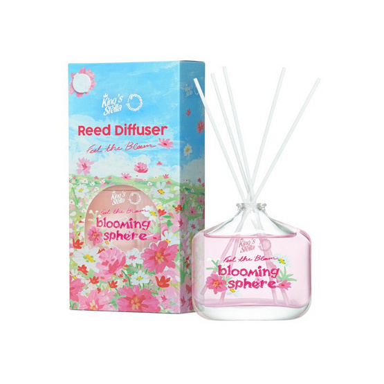 คิงส์สเตลล่า ฟีล เดอะ บลูม ก้านไม้หอมปรับอากาศ กลิ่น Blooming sphere 100 มล.