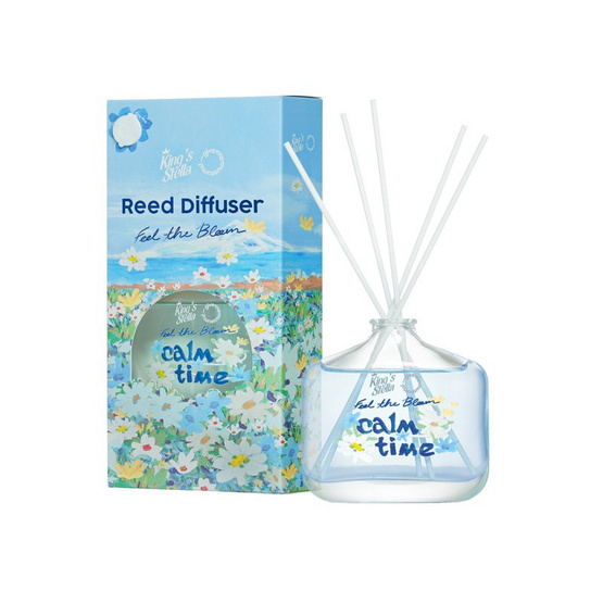 คิงส์สเตลล่า ฟีล เดอะ บลูม ก้านไม้หอมปรับอากาศ กลิ่น Calm time 100 มล.