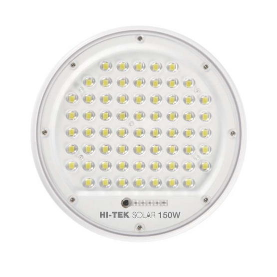 HI-TEK ชุดหลอด LED โซล่า UFO บีมม่า แสงขาว พร้อมรีโมท