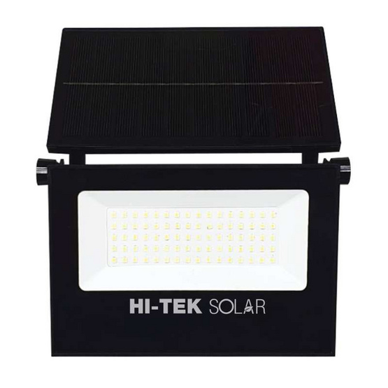 HI-TEK โคมไฟโซล่า LED ติดผนังพร้อมโมชั่นเซ็นเซอร์ รุ่นวอล