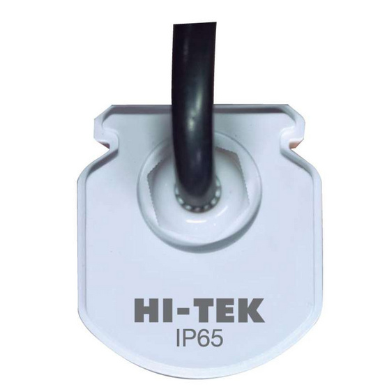 HI-TEK โคมกันน้ำโซล่า LED แสงขาว