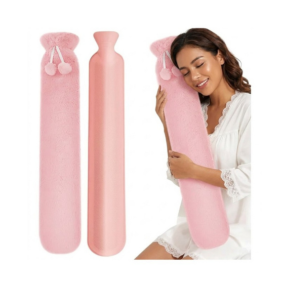 Abloom กระเป๋าน้ำร้อนพร้อมปลอกผ้าขนนิ่ม ขนาด 2000 ML