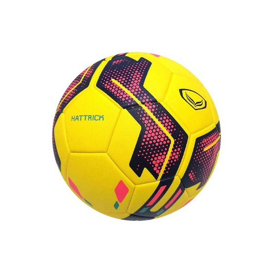 Grand Sport ลูกฟุตบอลไฮบริดพลัส หนังสังเคราะห์ รุ่น HATTRICK เบอร์ 5