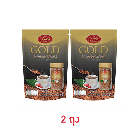 ดาวโกลด์ กาแฟฟรีซดรายรีฟิล ถุง 40 กรัม