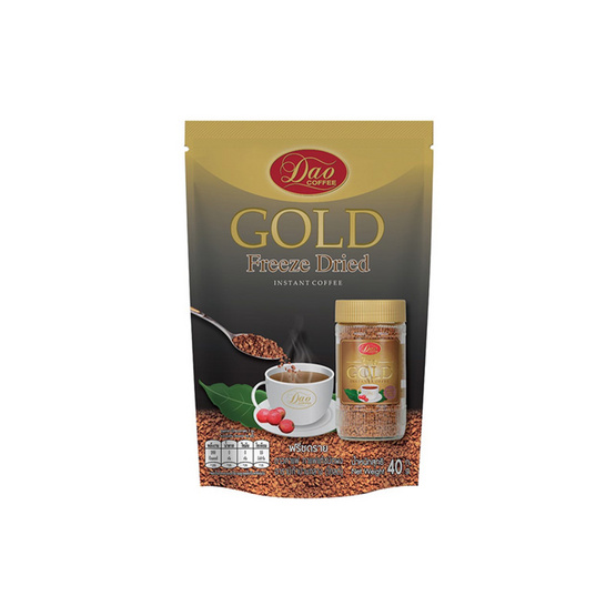 ดาวโกลด์ กาแฟฟรีซดรายรีฟิล ถุง 40 กรัม