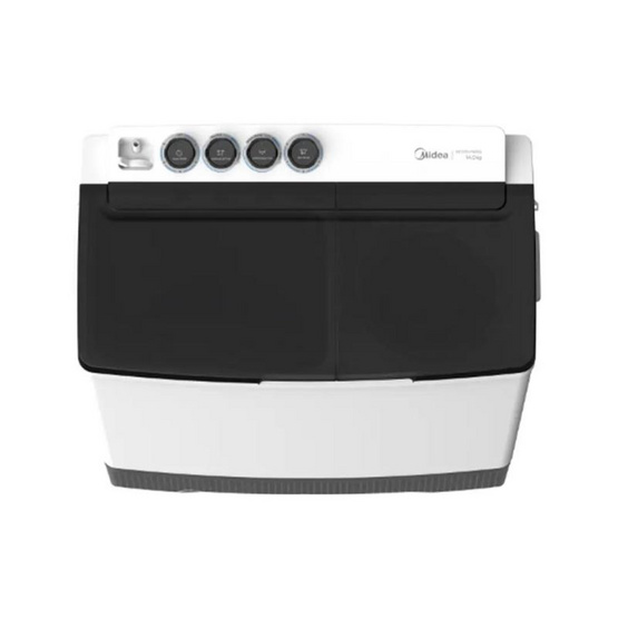 Midea เครื่องซักผ้าฝาบน 2 ถัง ซัก 18 กก. ปั่น 10 กก. รุ่น MT100W180
