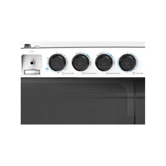 Midea เครื่องซักผ้าฝาบน 2 ถัง ซัก 18 กก. ปั่น 10 กก. รุ่น MT100W180