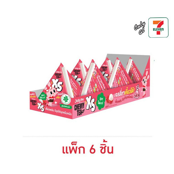 เจลลี่มี เซฟวีที XS รสลิ้นจี่ 140 กรัม แพ็ค 6