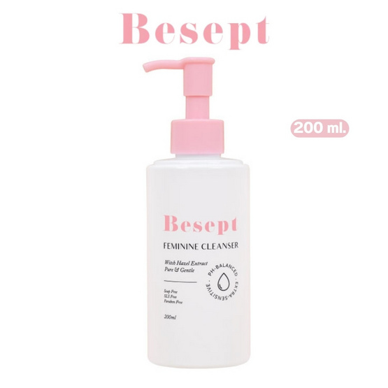 Besept ผลิตภัณฑ์ทําความสะอาดจุดซ่อนเร้น Feminine Cleanser 200 ml.