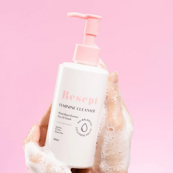 Besept ผลิตภัณฑ์ทําความสะอาดจุดซ่อนเร้น Feminine Cleanser 200 ml.