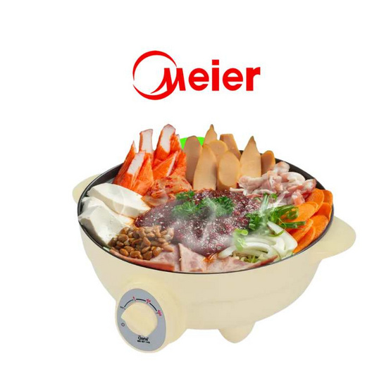 Meier กระทะไฟฟ้าเอนกประสงค์ 3.5 ลิตร รุ่น ME-EP-148