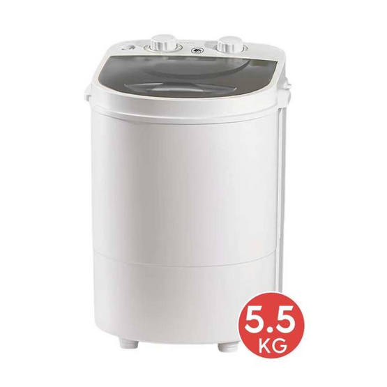 Camel เครื่่องซักผ้าถังเดี่ยว 5.5 กก. รุ่น D188-THM (D147-45W)
