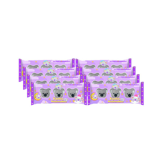 ฮาจูกุ มาร์ชแมลโลว์โคอาล่ากลิ่นผลไม้รวม 30 กรัม (แพ็ก 8 ชิ้น)