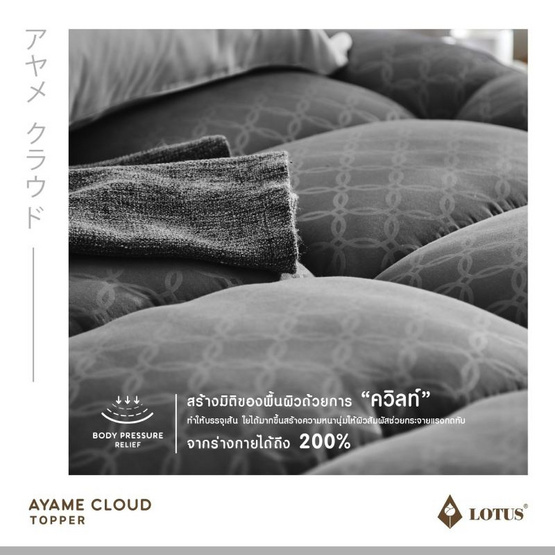 LOTUS ท็อปเปอร์ รุ่น Ayame cloud สี Green