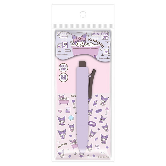 CODE:D ปากกาเจลมินิ DIY 0.5 มม. Sanrio ด้ามคละลาย (แพ็ก 4 ด้าม)