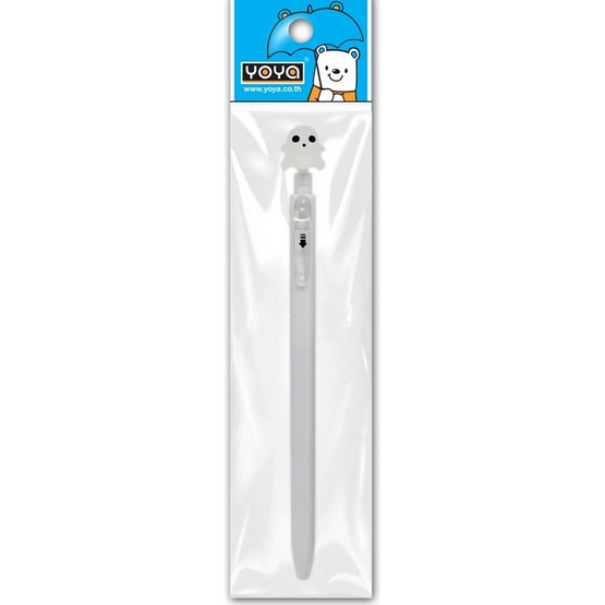YOYA ปากกาเจล 0.5 มม. หมึกน้ำเงิน ด้ามคละลาย DS-0119 (แพ็ก 3 ด้าม)