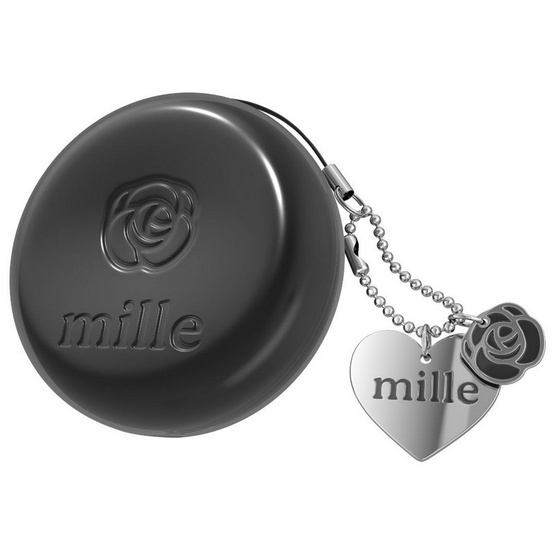 Mille แป้งผสมรองพื้น Charcoal Matte Cover Pact SPF25 PA++ 11 กรัม