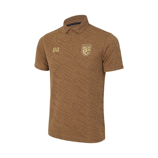 Warrix เสื้อฟุตบอลทีมชาติไทย 26/27 (Cheer Polo) สีทอง
