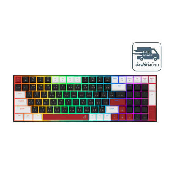 SIGNO คีย์บอร์ดเกม KB-740 Yellow switch