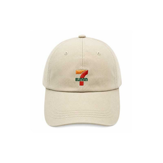 หมวกแก๊ป Collection 7-Eleven สีครีม