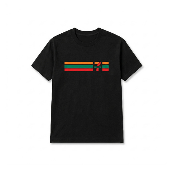 เสื้อยืด Mynds X 7-Eleven Collection รุ่น ULTRA COOL สีดำ