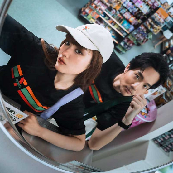 เสื้อยืด Collection 7-Eleven ULTRA COOl (Mynds) สีดำ