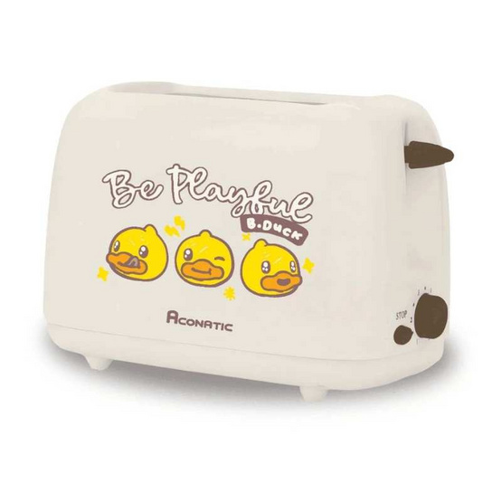Aconatic เครื่องปิ้งขนมปัง 2ช่องลาย B-Duck รุ่น AN-TT7540