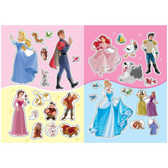 B-KIDS Disney Princess The Perfect Story - Fun Sticker (แพ็ก 2 เล่ม)