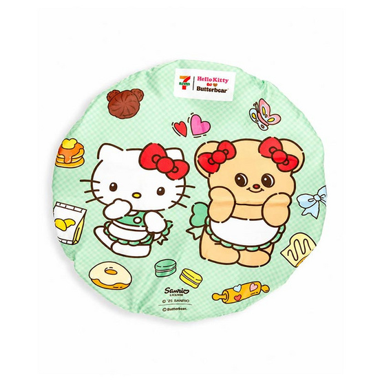 หมวกคลุมผมอาบน้ำ Hello Kitty X Butterbear คละลาย (แพ็ก 4 ชิ้น)