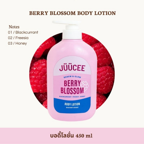 JUUCEE โลชั่น Berry Blossom Body Lotion 450ml.