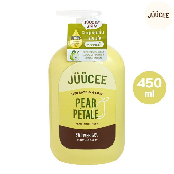 JUUCEE เจลอาบน้ำ Pear Petale Shower Gel 450ml.