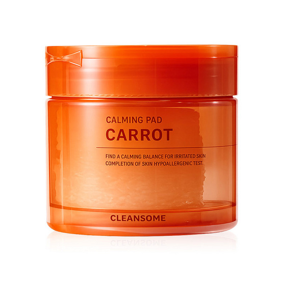 Cleansome โทนเนอร์แพด carrot calming pad 40แผ่น