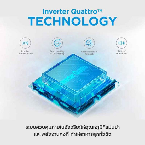 Midea ไมโครเวฟ Digital Inverter ขนาด 20 ลิตร สีดำ รุ่น EM7P012MZ
