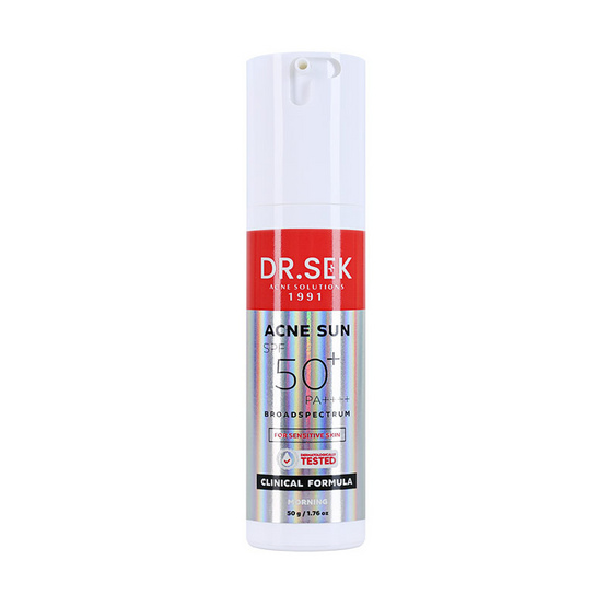 Dr.Sek ครีมกันแดด Acne Sun SPF50+ PA++++ 50 กรัม