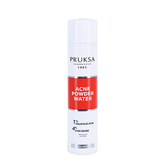 PRUKSA โลชั่นแป้งน้ำแต้มสิว Acne powder water 30 มล.