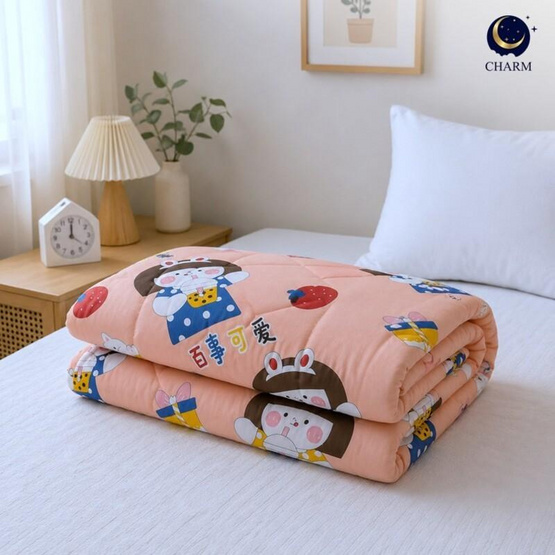 Charm ผ้าห่ม Kawaii Bunny 160x210cm.