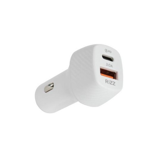 Rizz ที่ชาร์จในรถยนต์ 2 ช่อง PD-USB  รุ่น RA-305G