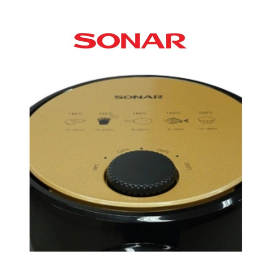 Sonar หม้อทอดไร้น้ำมัน 4 ลิตร รุ่น CV-508H