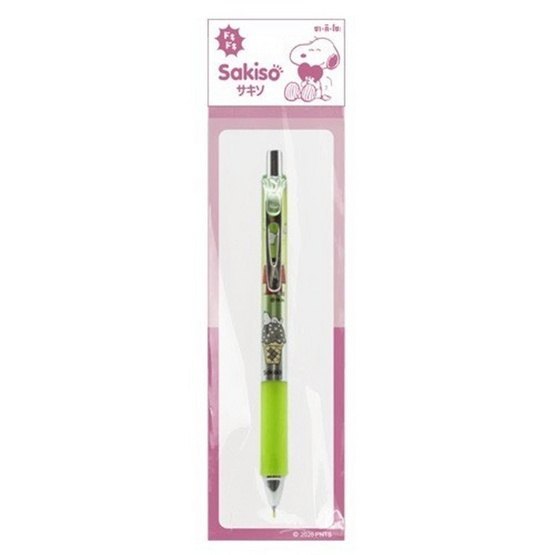 SAKISO ปากกาเจลแบบกด 0.5 มม. Snoopy คละลาย JGP168-3 (แพ็ก 3 ด้าม)