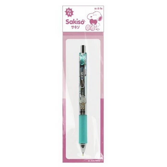 SAKISO ปากกาเจลแบบกด 0.5 มม. Snoopy คละลาย JGP168-3 (แพ็ก 3 ด้าม)
