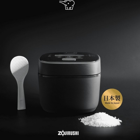 Zojirushi หม้อหุงข้าวไฟฟ้าระบบ IH ขนาด 1.8 ลิตร Made in Japan รุ่น NW-QAQ18สีดำ