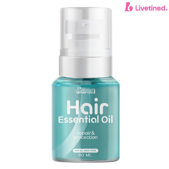Livetined Hairona ออยล์บำรุงผม Hair Essential Oil 80ml. Blue