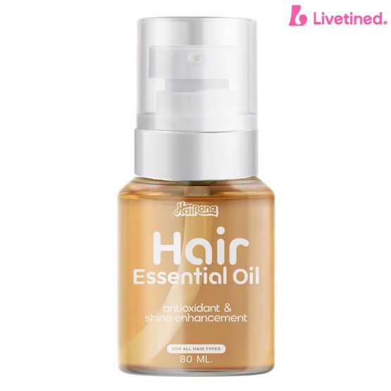 Livetined Hairona ออยล์บำรุงผม Glowguard Hair Essential Oil 80ml. Yellow