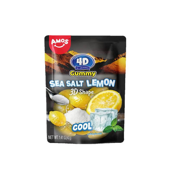 เอมอส กัมมี่ซีซอลท์เลมอน 40 กรัม (แพ็ก 8 ชิ้น)