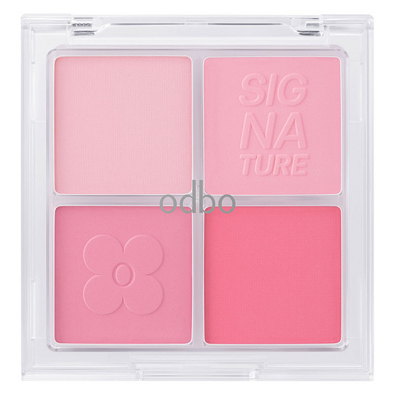 Odbo บลัชออน The New Signature Blusher Palette 9 กรัม